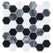 Andova Tiles ANDOVA TILES Sansill 0.5" x 1.5" Glass Herringbone Mosaic Tile ANDSAN221 - alternate 3